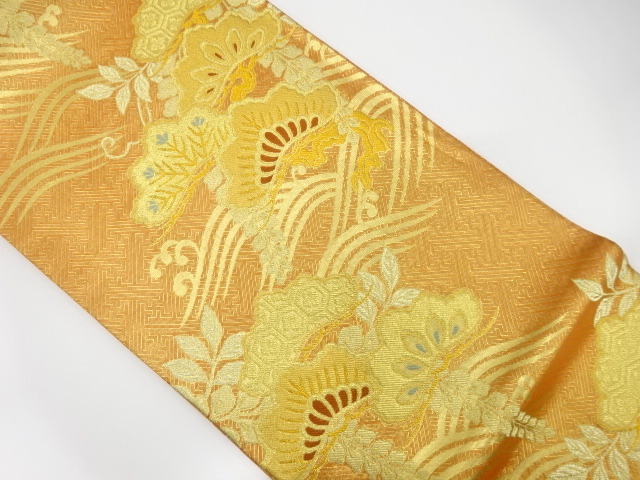 JAPANESE FUKURO OBI / SAGANISHIKI / WOVEN PINE